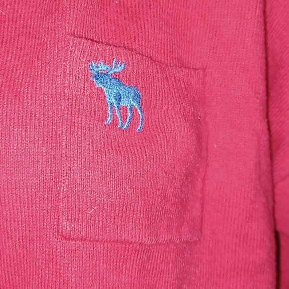 Abercrombie and Fitch Red Sweater Size Large - Picture 2 of 6